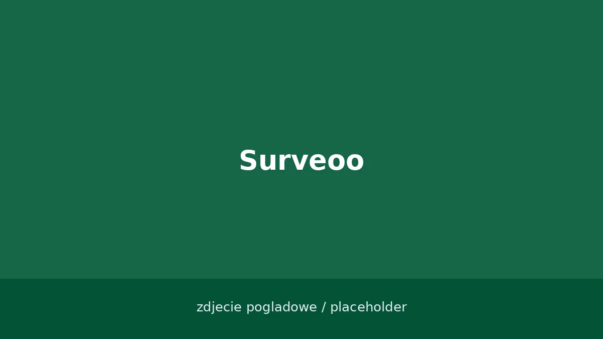 Ekran z ankietą w serwisie Surveoo